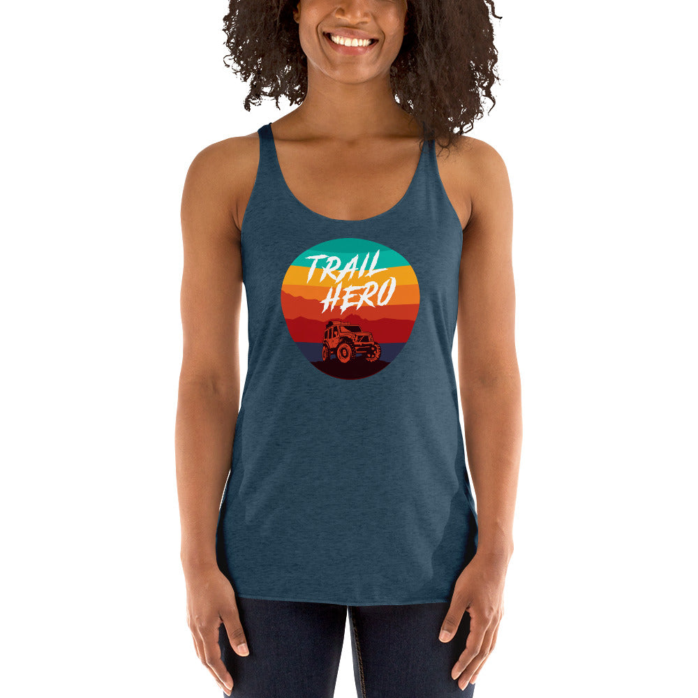 Trail Hero - Womens - Next Level Tri-Blend - Racerback Tank - 11 Colors