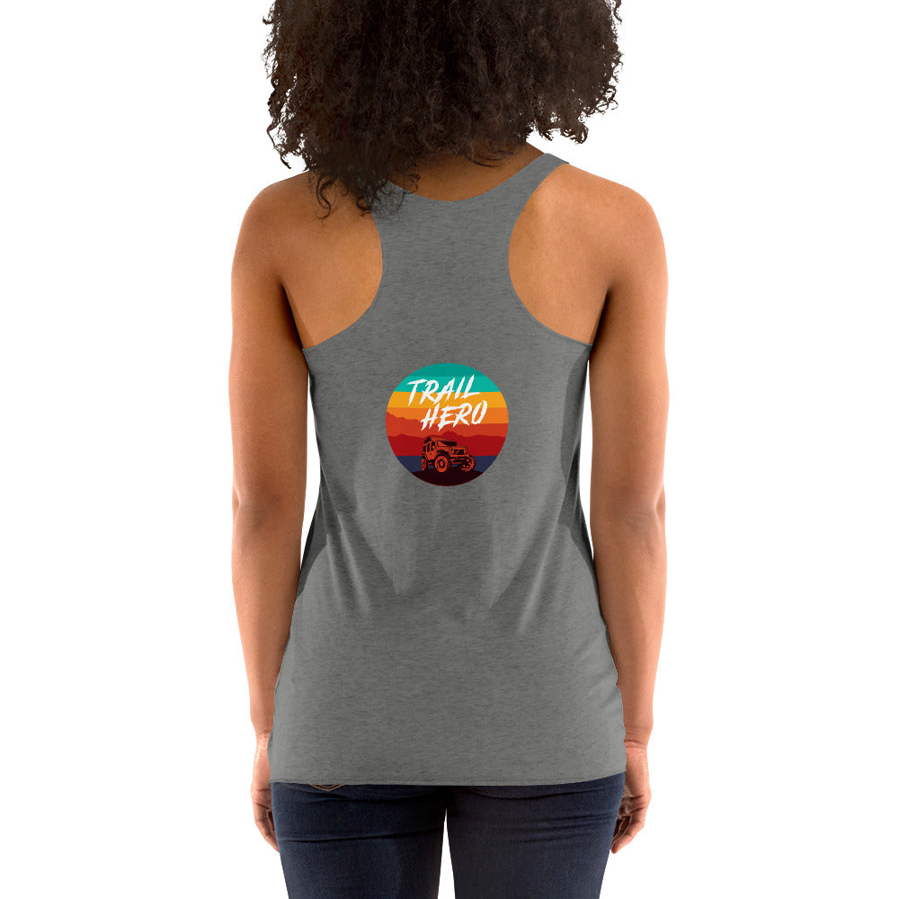 Trail Hero - Womens - Next Level Tri-Blend - Racerback Tank - 11 Colors