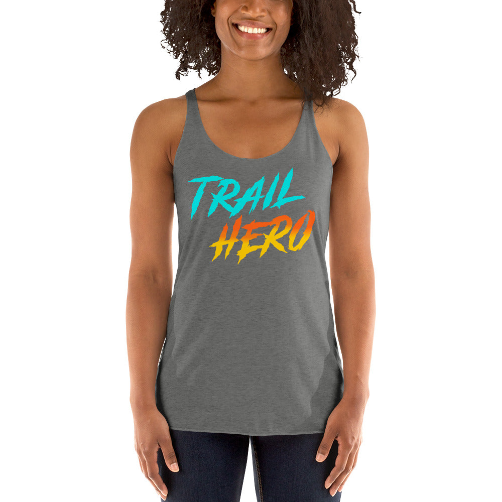 Trail Hero - Womens - Next Level Tri-Blend - Racerback Tank - 11 Colors