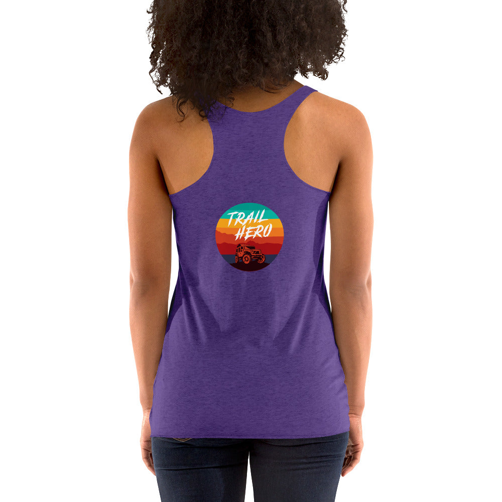 Trail Hero - Womens - Next Level Tri-Blend - Racerback Tank - 11 Colors