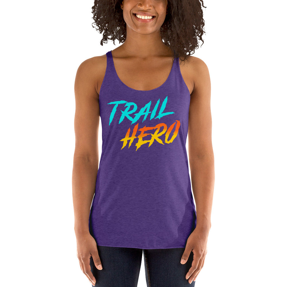 Trail Hero - Womens - Next Level Tri-Blend - Racerback Tank - 11 Colors