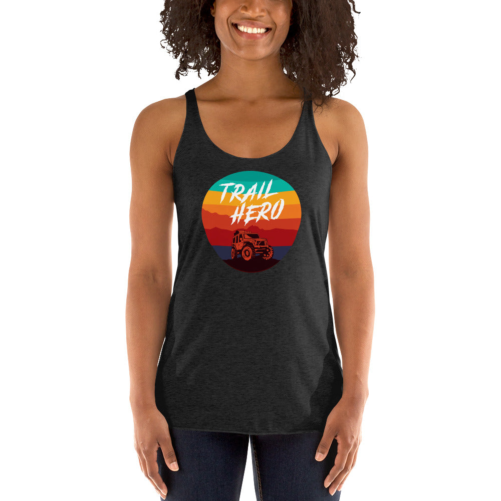 Trail Hero - Womens - Next Level Tri-Blend - Racerback Tank - 11 Colors