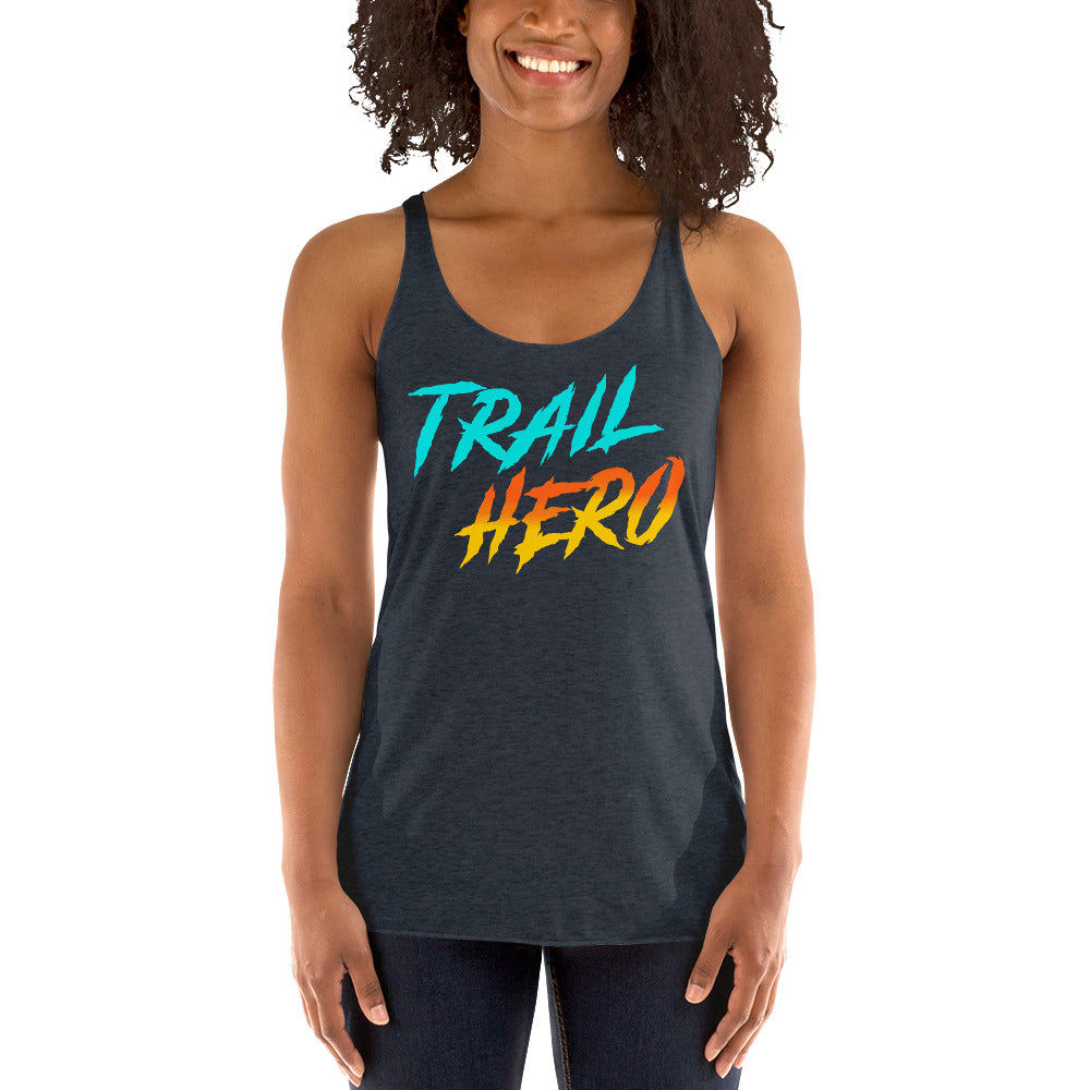 Trail Hero - Womens - Next Level Tri-Blend - Racerback Tank - 11 Colors