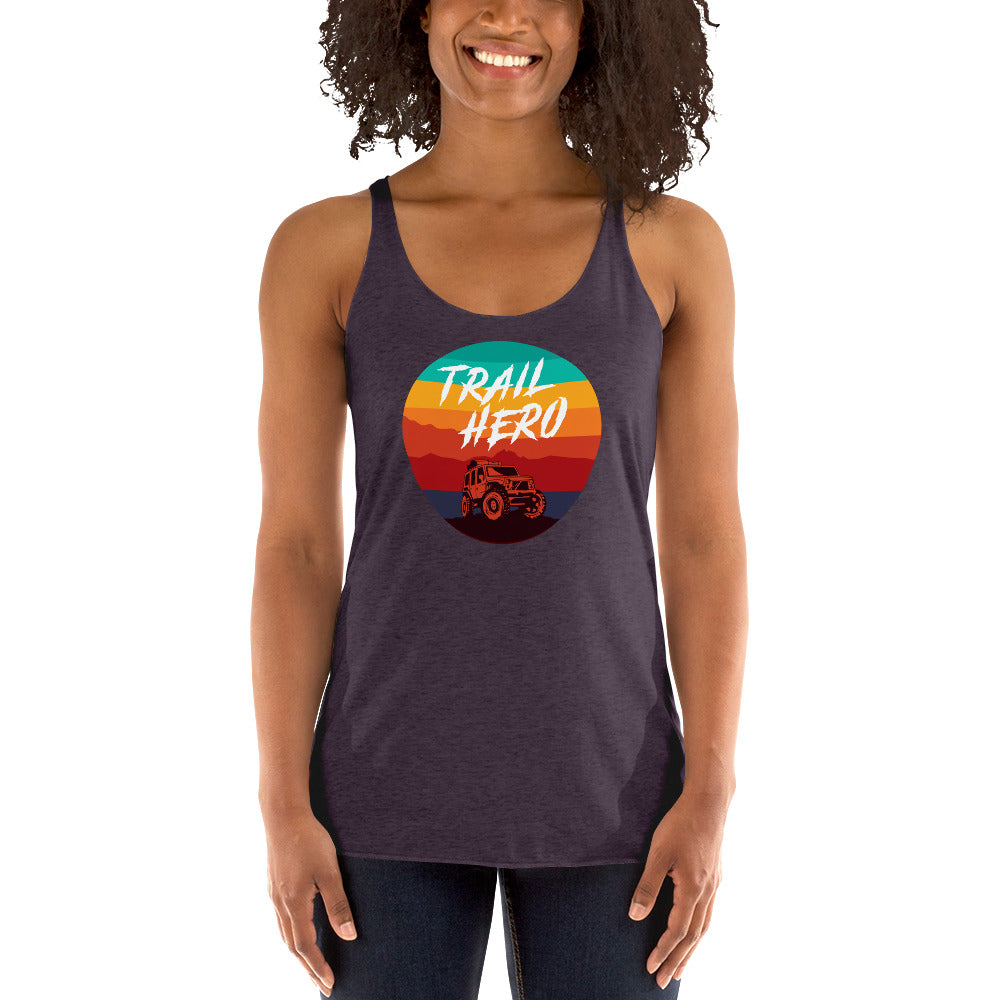Trail Hero - Womens - Next Level Tri-Blend - Racerback Tank - 11 Colors