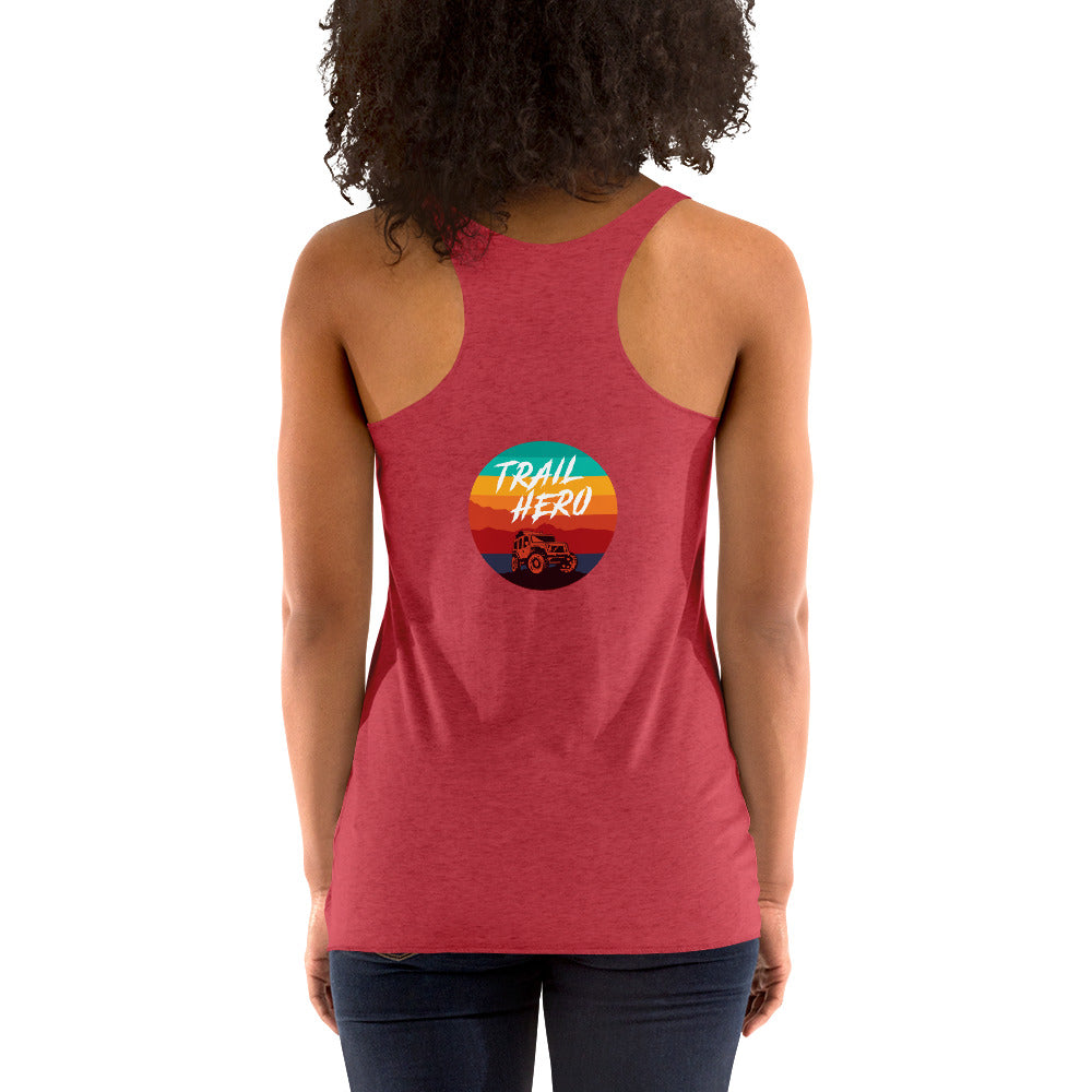 Trail Hero - Womens - Next Level Tri-Blend - Racerback Tank - 11 Colors