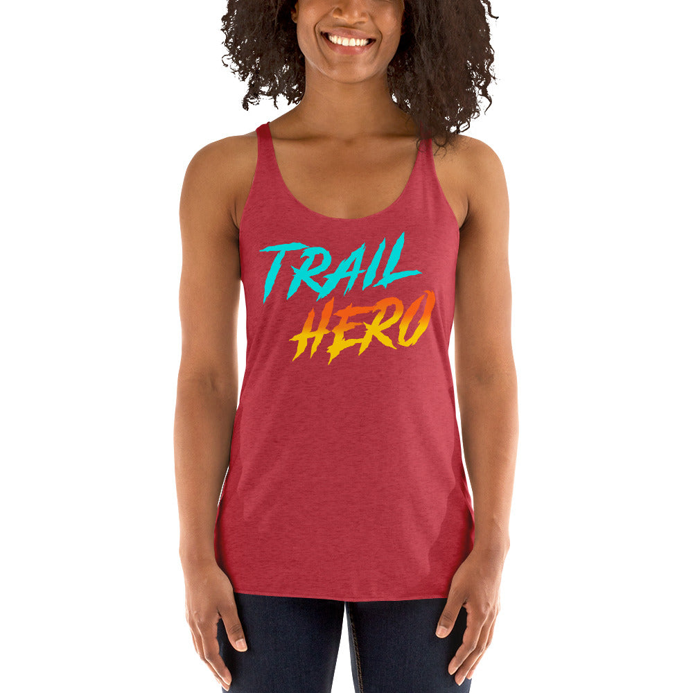 Trail Hero - Womens - Next Level Tri-Blend - Racerback Tank - 11 Colors