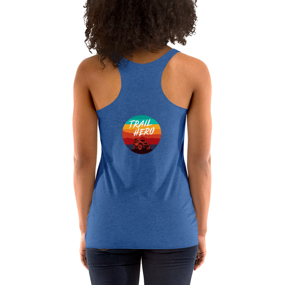 Trail Hero - Womens - Next Level Tri-Blend - Racerback Tank - 11 Colors