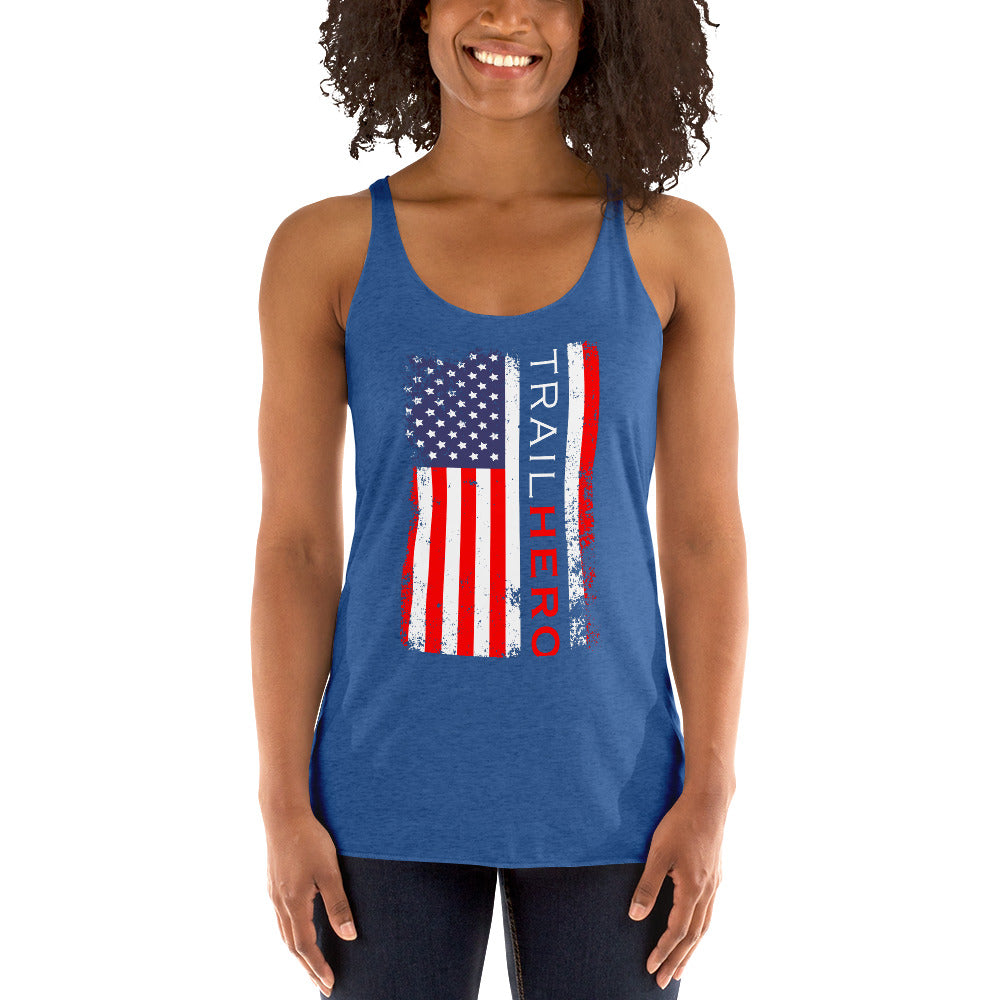 Trail Hero - Womens - Next Level Tri-Blend - Racerback Tank - 10 Colors