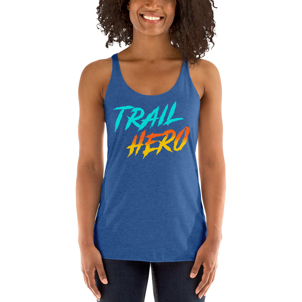 Trail Hero - Womens - Next Level Tri-Blend - Racerback Tank - 11 Colors