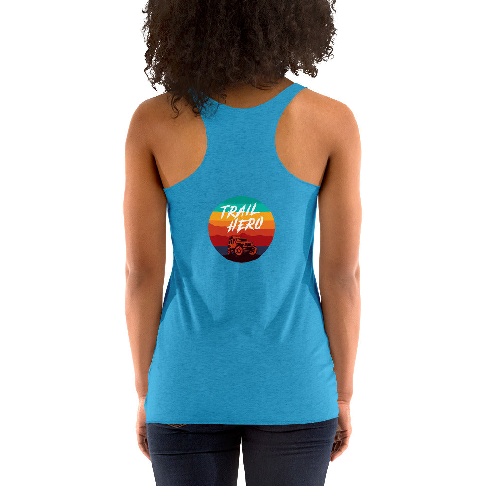 Trail Hero - Womens - Next Level Tri-Blend - Racerback Tank - 11 Colors