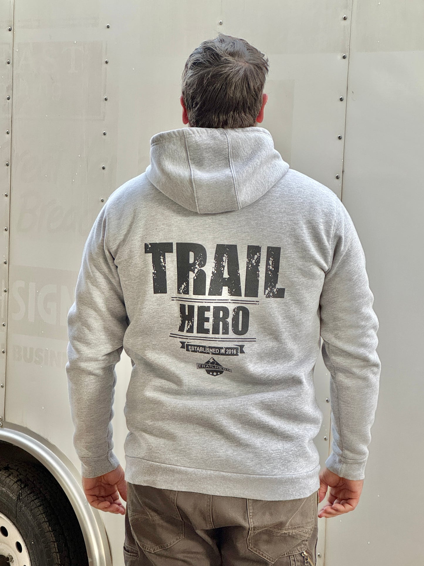 Trail Hero - Fleece Lined Zipper Hoodie (WAS $60 - SAVE $20)