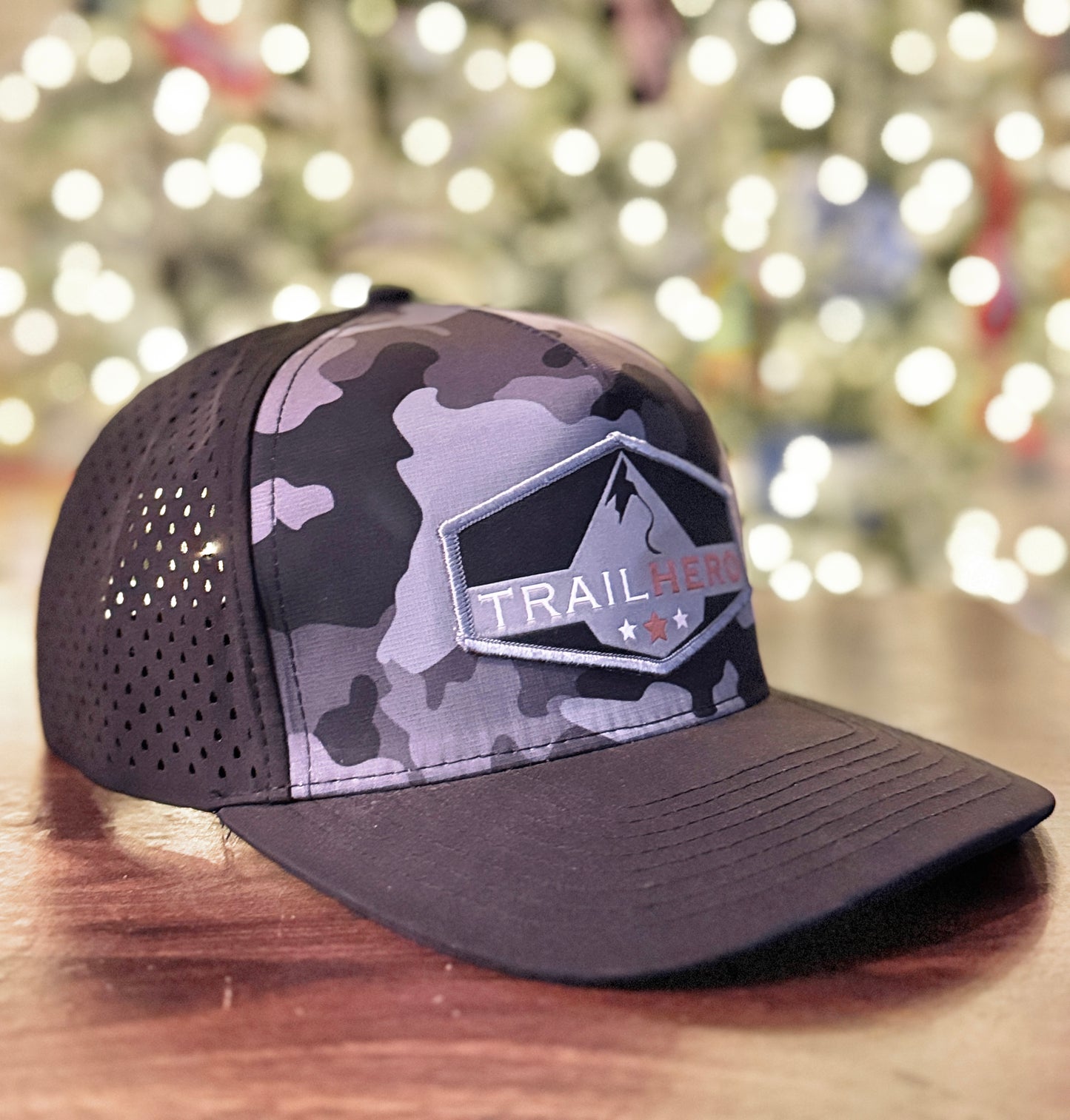 Trail Hero - BLACK Camo Hats - Two Patch Options (WAS $35 - SAVE $10) (Copy)