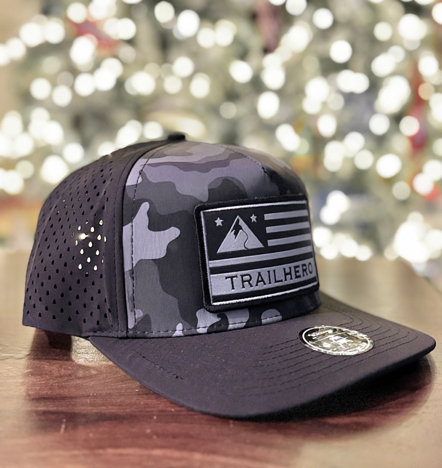 Trail Hero - BLACK Camo Hats - Two Patch Options (WAS $35 - SAVE $10) (Copy)