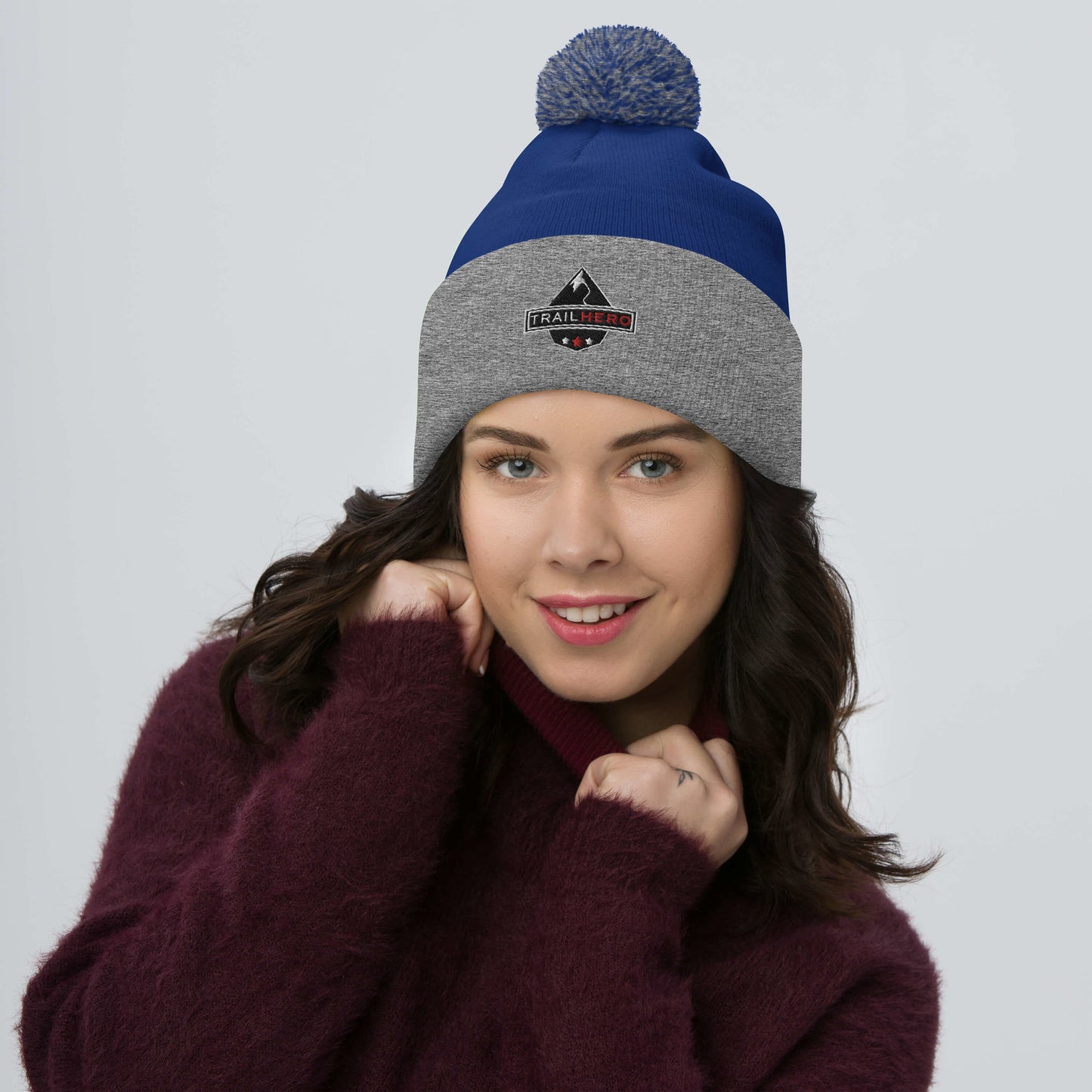 Trail Hero - Hat - Girls Pom Beanie - 100% acrylic - 10 Colors