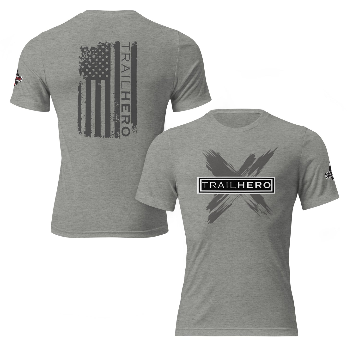 Trail Hero X - Black Logo - Short Sleeve T-Shirt 2