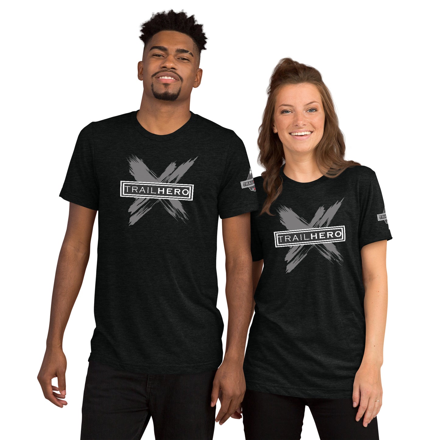 Trail Hero X - Black Logo - Short Sleeve T-Shirt 2