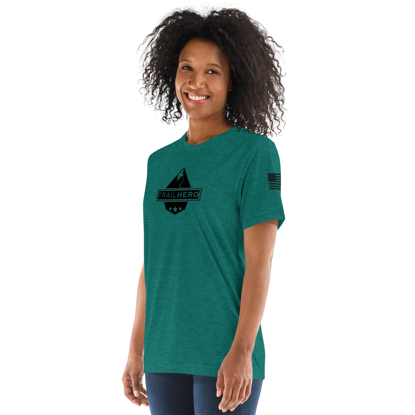 Trail Hero - Womens - Bella Canvas - Pre-Shrunk Tri-Blend - Short Sleeve T-shirt