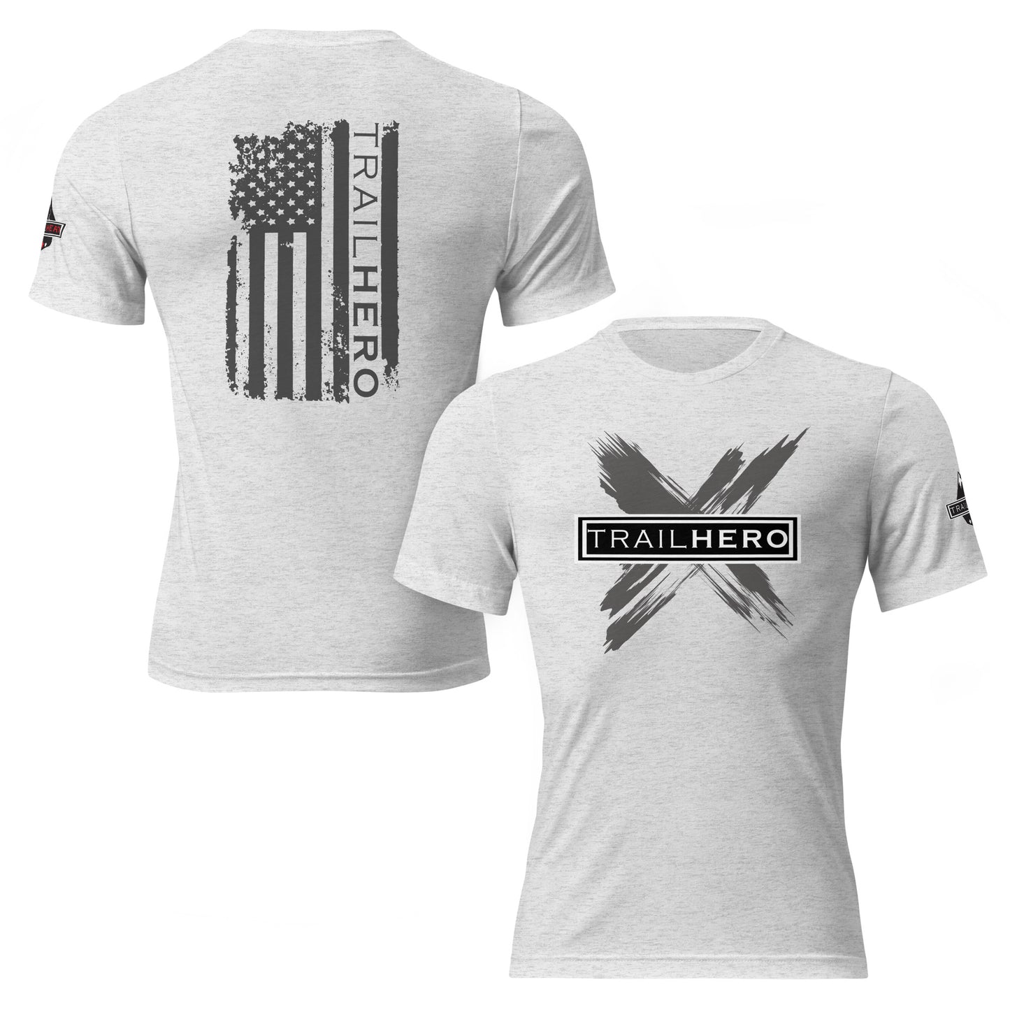 Trail Hero X - Black Logo - Short Sleeve T-Shirt 2