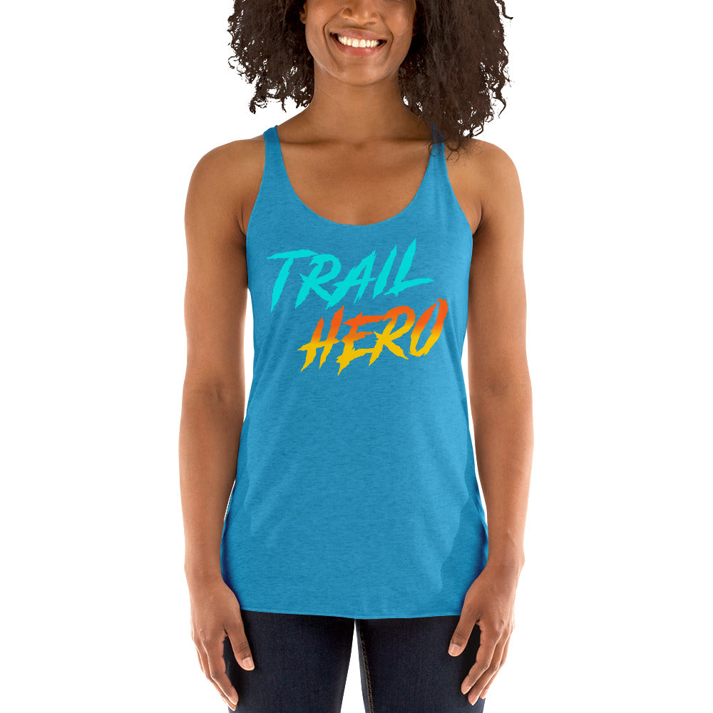 Trail Hero - Womens - Next Level Tri-Blend - Racerback Tank - 11 Colors